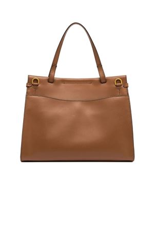 Brown Tilda top handle bag GIANNI CHIARINI | BS11491MDDPRCK206